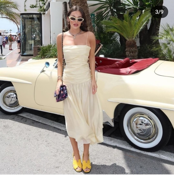 Zara Draped Midi Dress - Picture 4 of 11